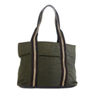 GIVENCHY Tote Bag Nylon Khaki Auth bs16240-1