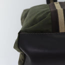 GIVENCHY Tote Bag Nylon Khaki Auth bs16240-16