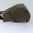 GIVENCHY Tote Bag Nylon Khaki Auth bs16240-3