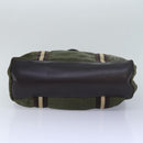 GIVENCHY Tote Bag Nylon Khaki Auth bs16240-5