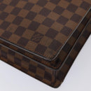 LOUIS VUITTON Damier Ebene Altona GM Hand Bag N53312 LV Auth bs16246-15
