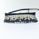 BOTTEGA VENETA INTRECCIATO Shoulder Bag Leather Navy 255549 Auth bs16247-5