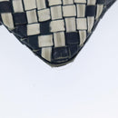 BOTTEGA VENETA INTRECCIATO Shoulder Bag Leather Navy 255549 Auth bs16247-17