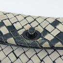 BOTTEGA VENETA INTRECCIATO Shoulder Bag Leather Navy 255549 Auth bs16247-10