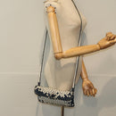 BOTTEGA VENETA INTRECCIATO Shoulder Bag Leather Navy 255549 Auth bs16247-21