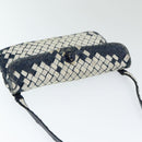 BOTTEGA VENETA INTRECCIATO Shoulder Bag Leather Navy 255549 Auth bs16247-6