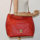 LOUIS VUITTON Monogram Empreinte Metis Hand Bag 2way Orian M40811 Auth bs16249-24