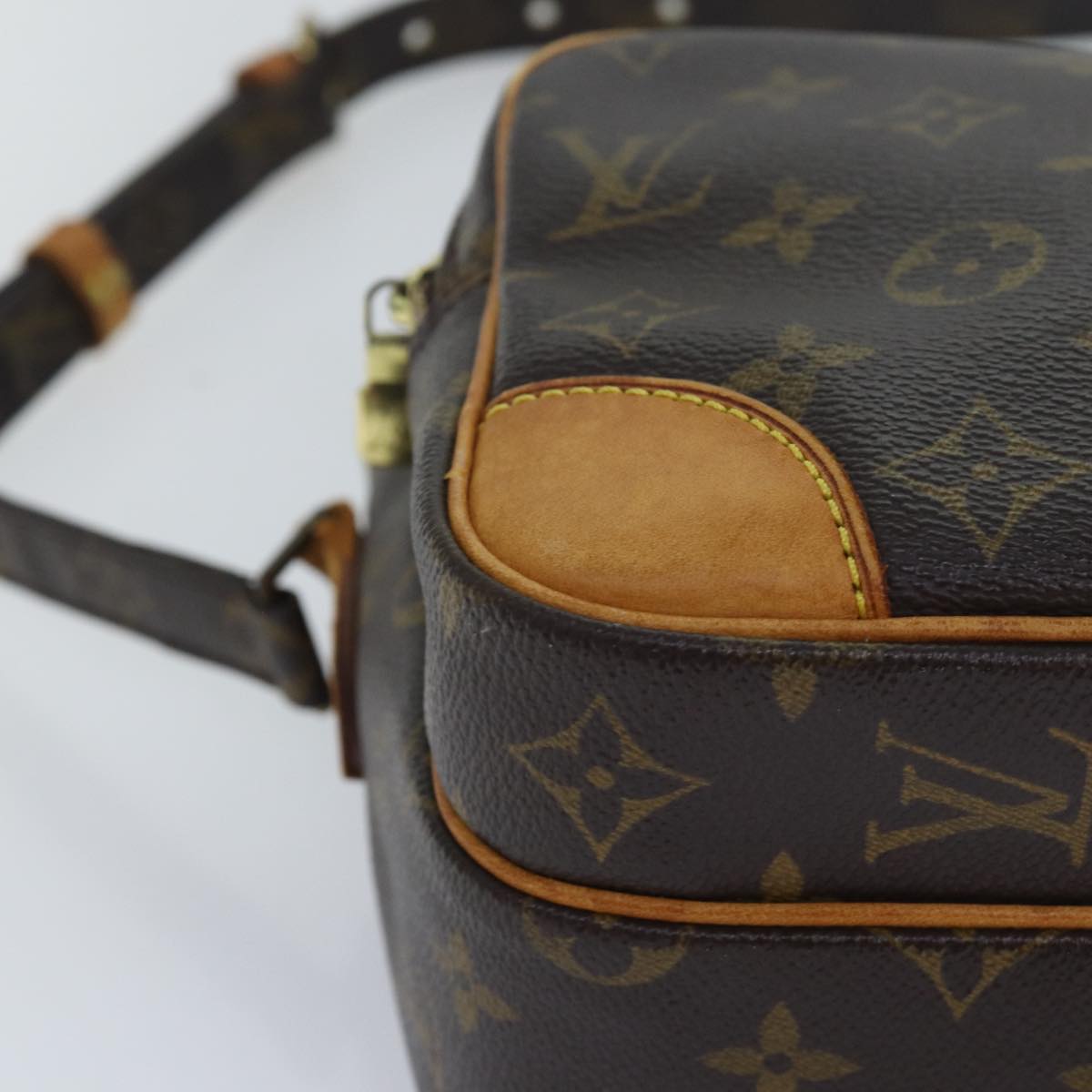 LOUIS VUITTON Monogram Nile Shoulder Bag M45244 LV Auth bs16267