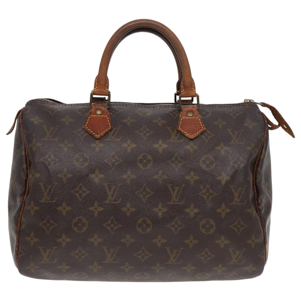 LOUIS VUITTON Monogram Speedy 30 Hand Bag M41526 LV Auth bs16268