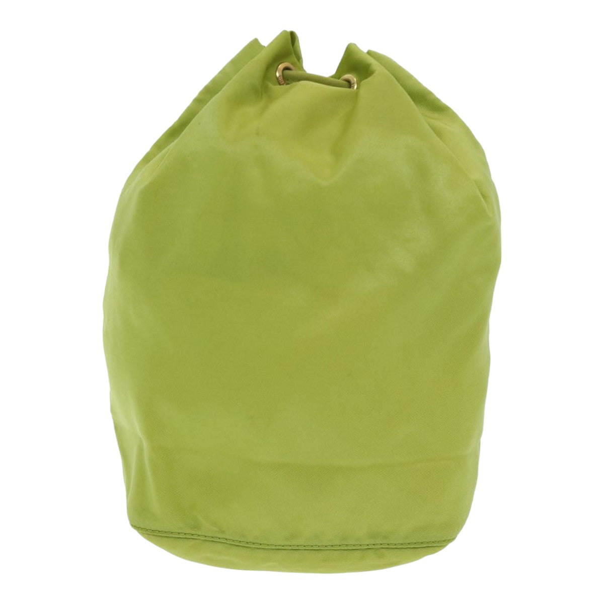 PRADA Drawstring Pouch Nylon Green Auth bs16274 - 0