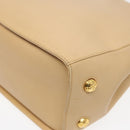 Salvatore Ferragamo Shoulder Bag Leather Beige Auth bs16284-15