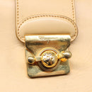 Salvatore Ferragamo Shoulder Bag Leather Beige Auth bs16284-17