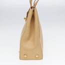 Salvatore Ferragamo Shoulder Bag Leather Beige Auth bs16284-4