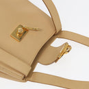 Salvatore Ferragamo Shoulder Bag Leather Beige Auth bs16284-7