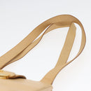 Salvatore Ferragamo Shoulder Bag Leather Beige Auth bs16284-9