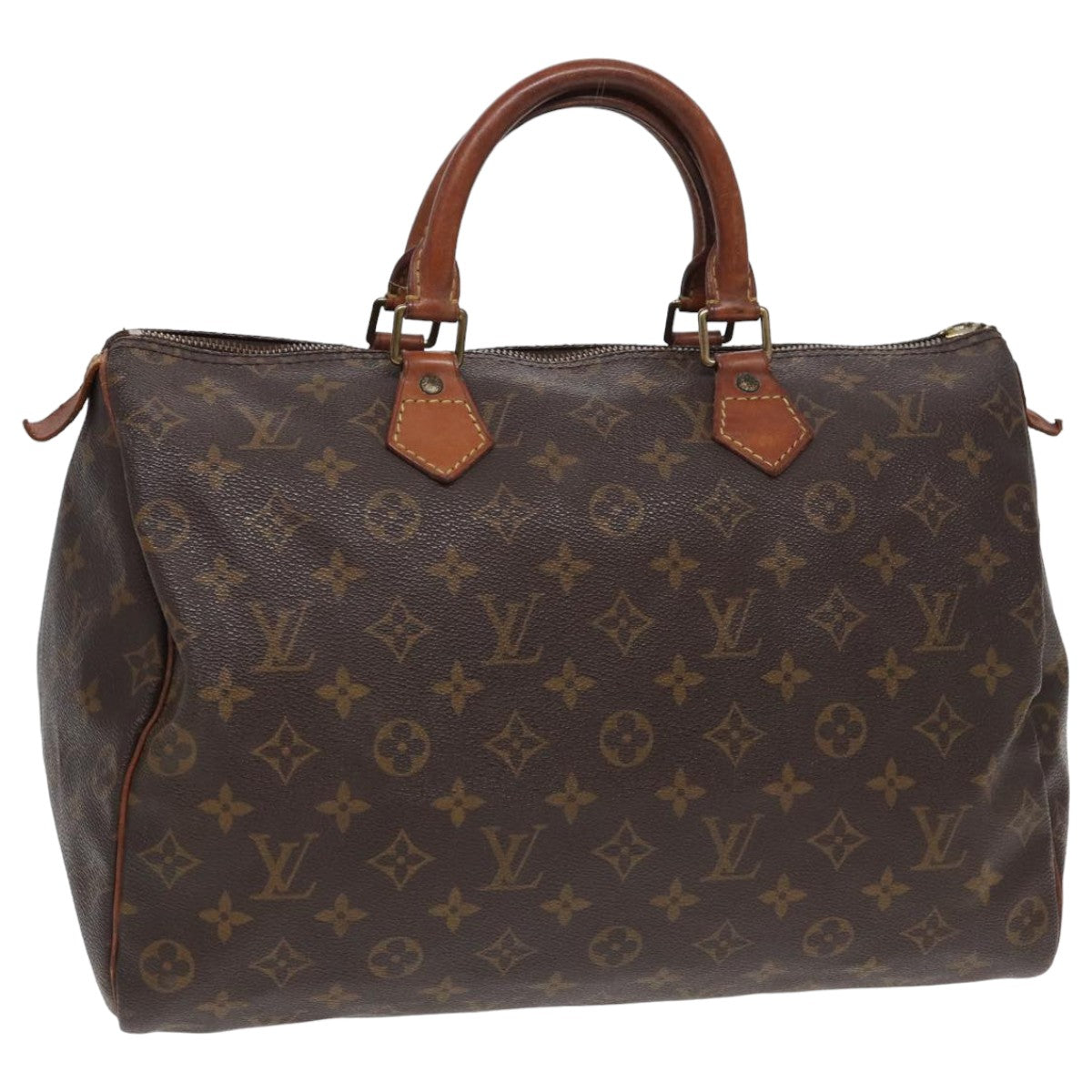 LOUIS VUITTON Monogram Speedy 35 Hand Bag M41524 LV Auth bs16289