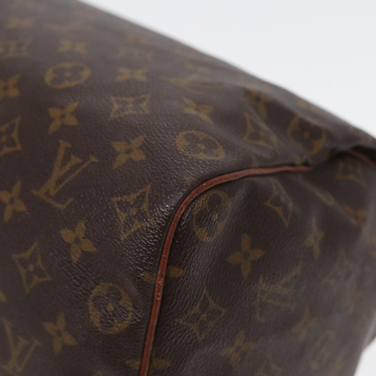 LOUIS VUITTON Monogram Speedy 35 Hand Bag M41524 LV Auth bs16289