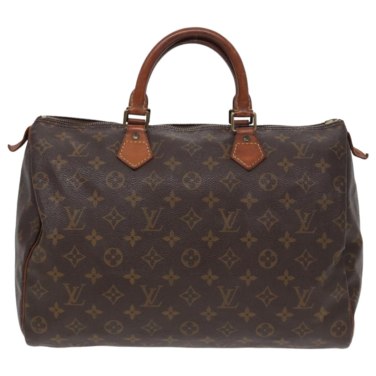 LOUIS VUITTON Monogram Speedy 35 Hand Bag M41524 LV Auth bs16289