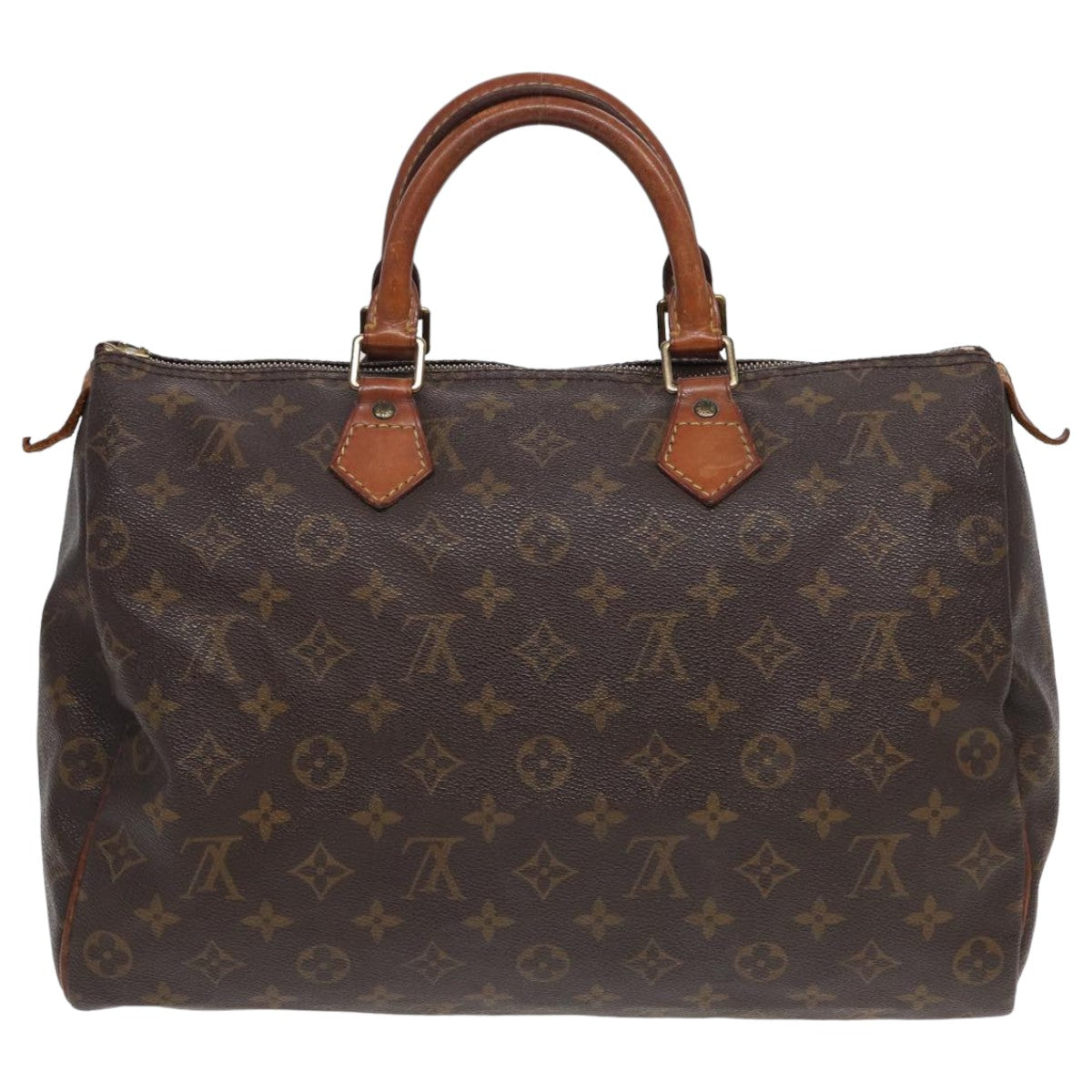 LOUIS VUITTON Monogram Speedy 35 Hand Bag M41524 LV Auth bs16289