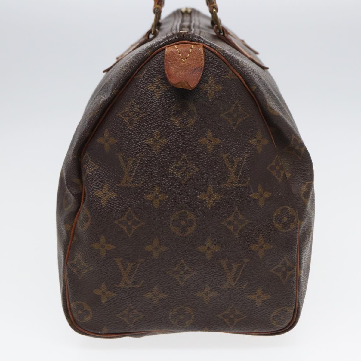 LOUIS VUITTON Monogram Speedy 35 Hand Bag M41524 LV Auth bs16289