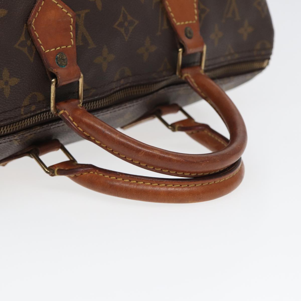 LOUIS VUITTON Monogram Speedy 35 Hand Bag M41524 LV Auth bs16289