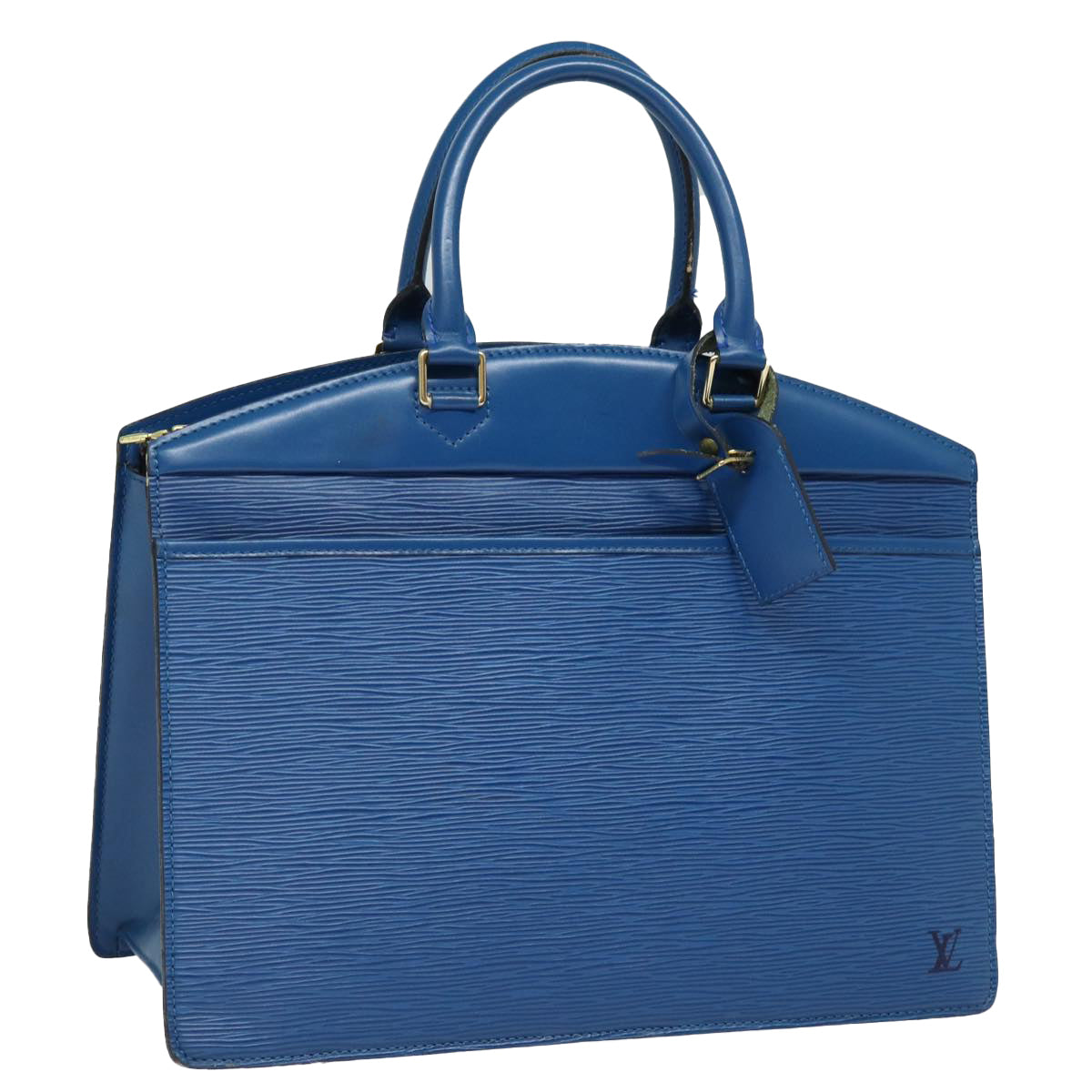 LOUIS VUITTON Epi Riviera Hand Bag Blue M48185 LV Auth bs16293