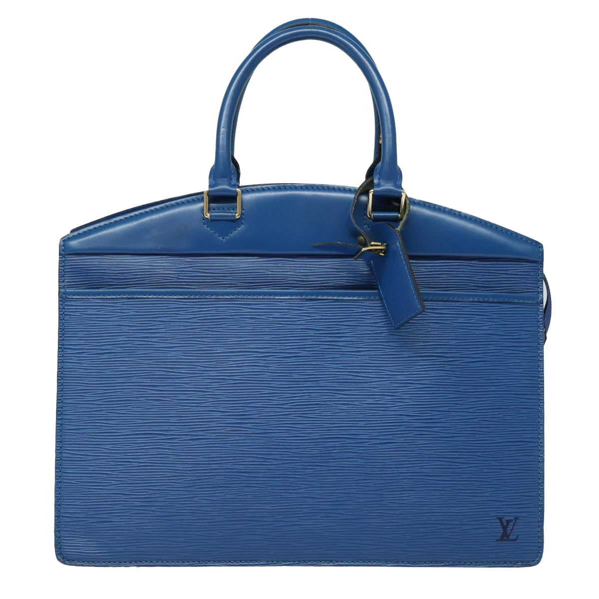 LOUIS VUITTON Epi Riviera Hand Bag Blue M48185 LV Auth bs16293