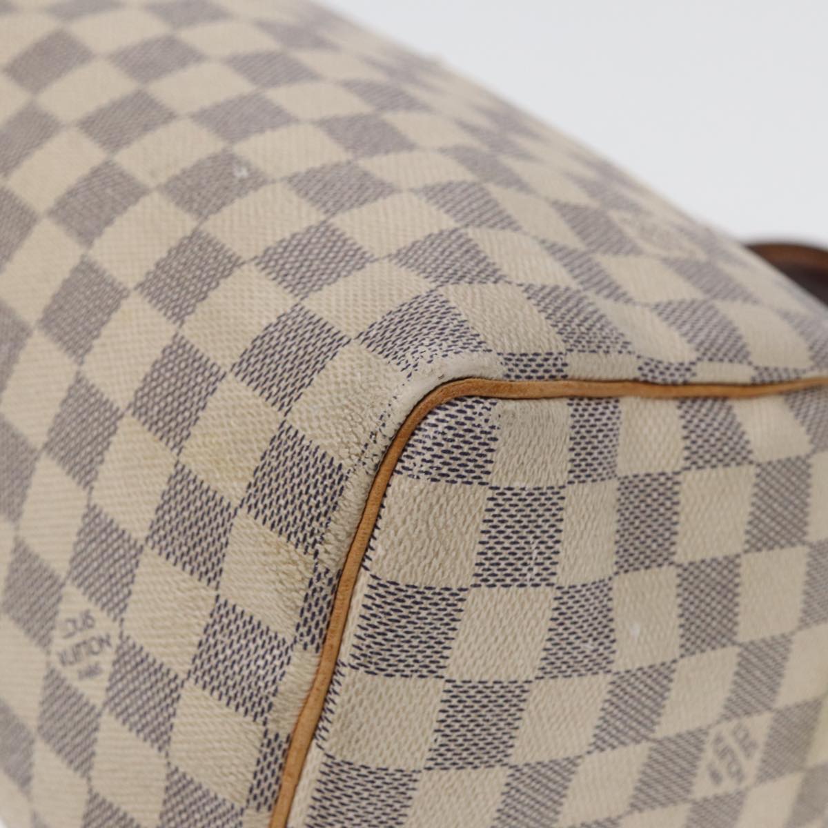 LOUIS VUITTON Damier Azur Speedy 25 Hand Bag N41534 LV Auth bs16295