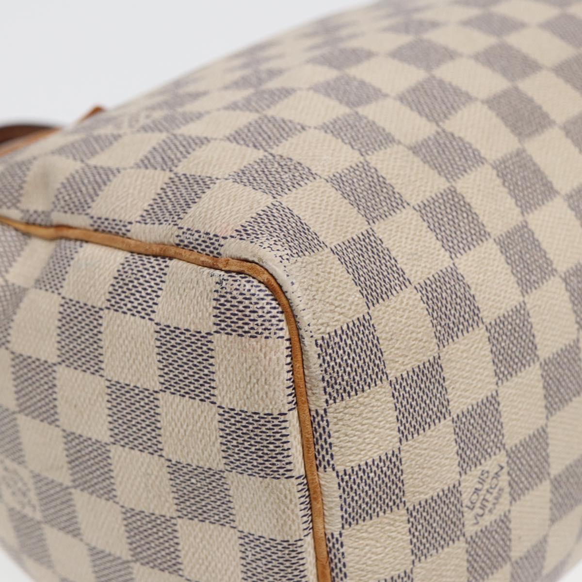 LOUIS VUITTON Damier Azur Speedy 25 Hand Bag N41534 LV Auth bs16295