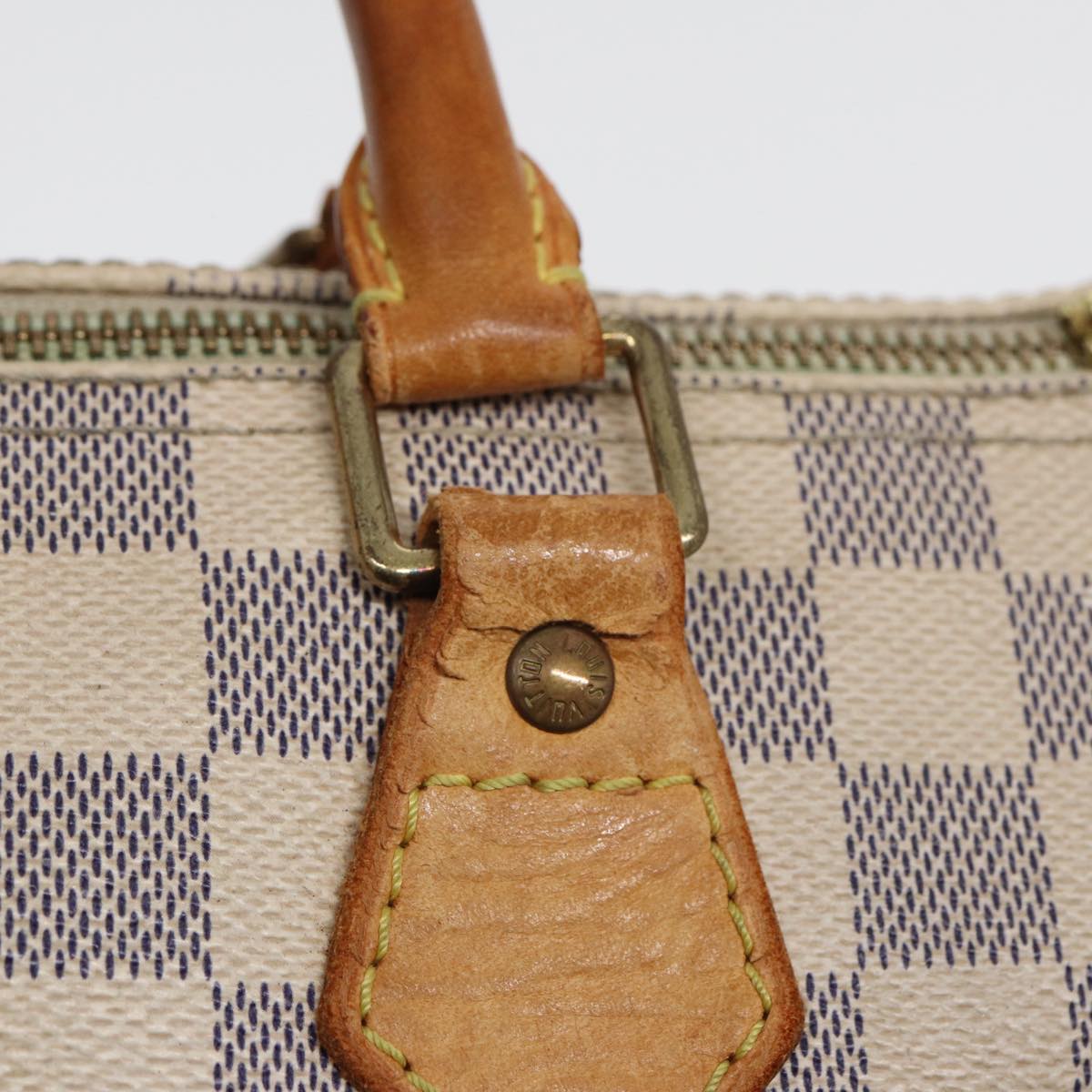 LOUIS VUITTON Damier Azur Speedy 25 Hand Bag N41534 LV Auth bs16295