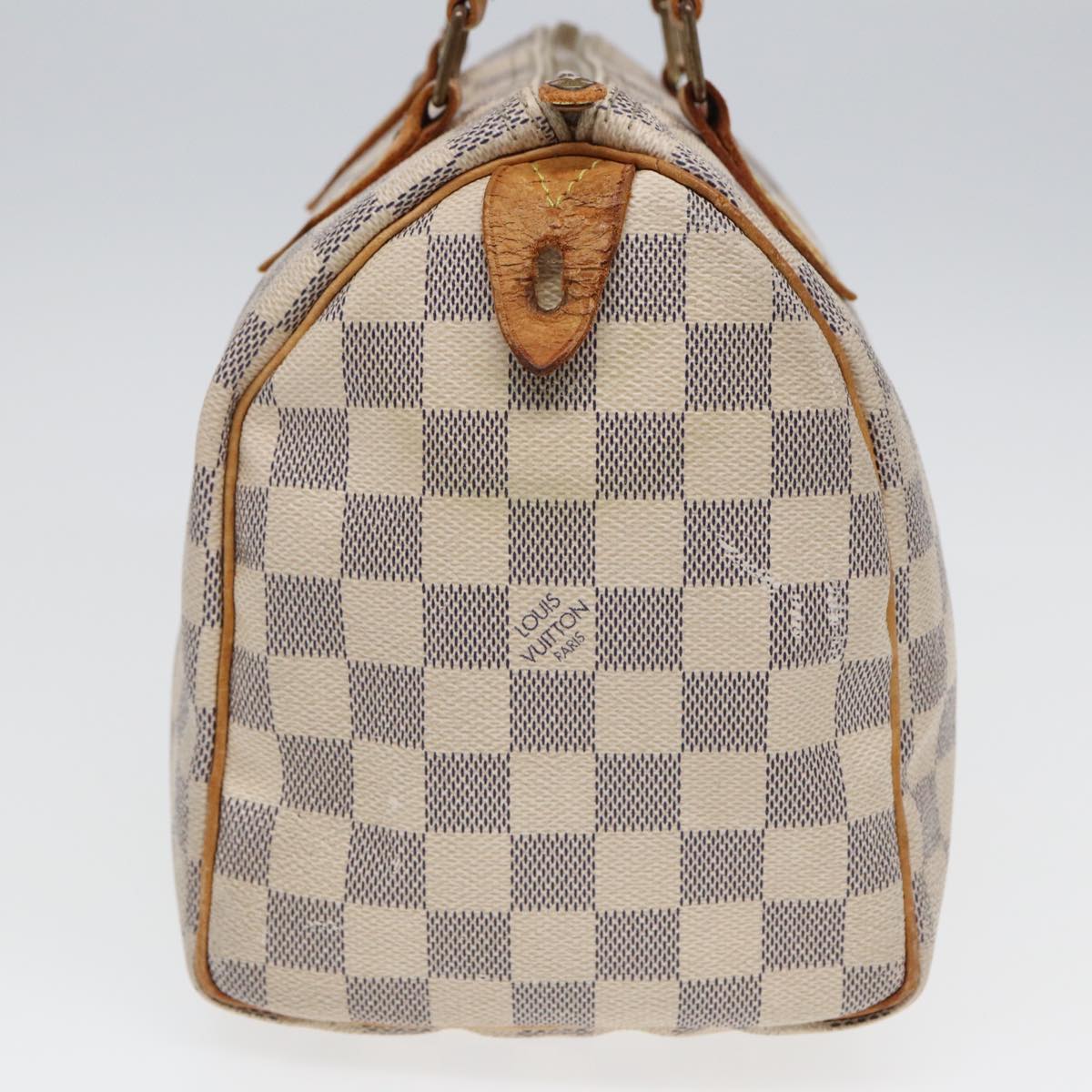 LOUIS VUITTON Damier Azur Speedy 25 Hand Bag N41534 LV Auth bs16295