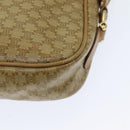 CELINE Macadam Canvas Shoulder Bag Beige Auth bs16300-16