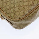 CELINE Macadam Canvas Shoulder Bag Beige Auth bs16300-17