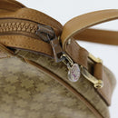 CELINE Macadam Canvas Shoulder Bag Beige Auth bs16300-9