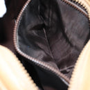 CELINE Macadam Canvas Shoulder Bag Beige Auth bs16300-11