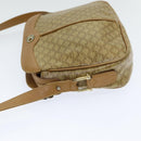 CELINE Macadam Canvas Shoulder Bag Beige Auth bs16300-3
