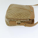 CELINE Macadam Canvas Shoulder Bag Beige Auth bs16300-4