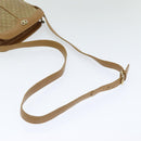 CELINE Macadam Canvas Shoulder Bag Beige Auth bs16300-7