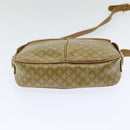 CELINE Macadam Canvas Shoulder Bag Beige Auth bs16300-5