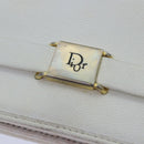 Christian Dior Shoulder Bag Leather White Auth bs16301-8