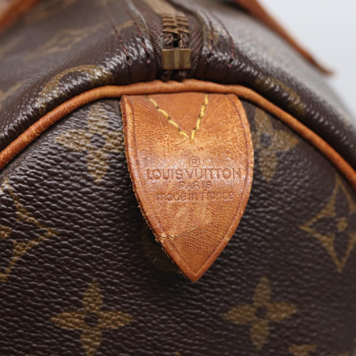 LOUIS VUITTON Monogram Speedy 30 Hand Bag M41526 LV Auth bs16304