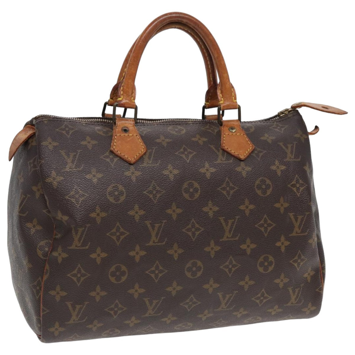 LOUIS VUITTON Monogram Speedy 30 Hand Bag M41526 LV Auth bs16304