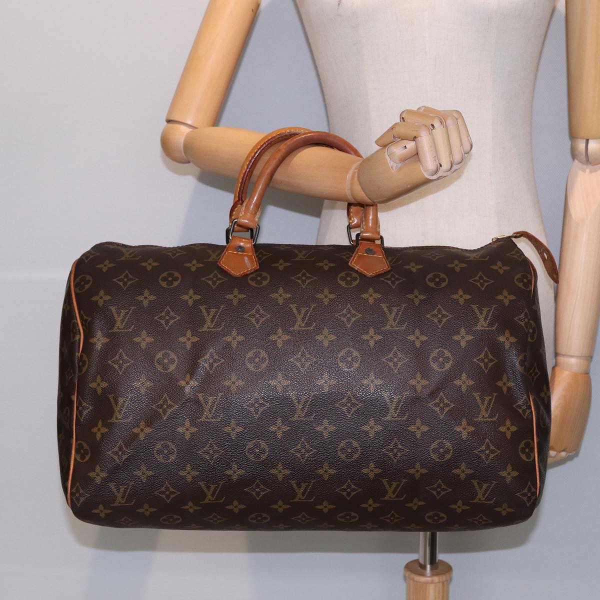 LOUIS VUITTON Monogram Speedy 40 Hand Bag M41522 LV Auth bs16323