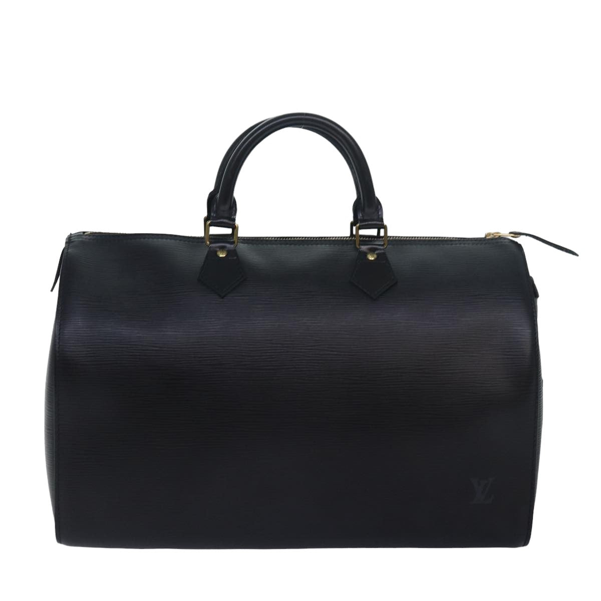 LOUIS VUITTON Epi Speedy 35 Hand Bag Black M42992 LV Auth bs16326