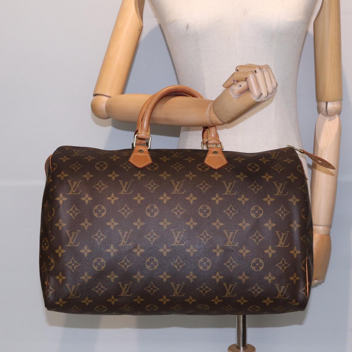 LOUIS VUITTON Monogram Speedy 40 Hand Bag M41522 LV Auth bs16329