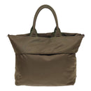 PRADA Tote Bag Nylon Khaki Auth bs16354-2