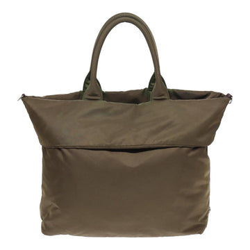 PRADA Tote Bag Nylon Khaki Auth bs16354 - 0