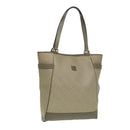 GIVENCHY Tote Bag Canvas Beige Auth bs16371-1