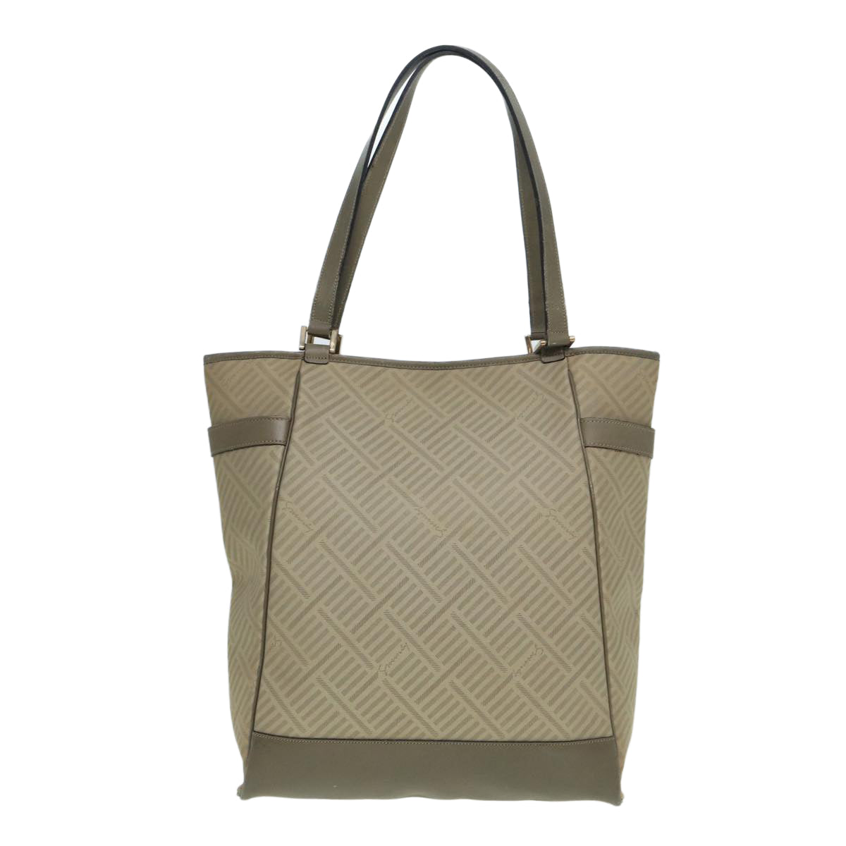 GIVENCHY Tote Bag Canvas Beige Auth bs16371 - 0