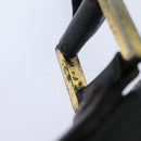 CHANEL Hand Bag Calf Skin Black CC Auth bs16380-19
